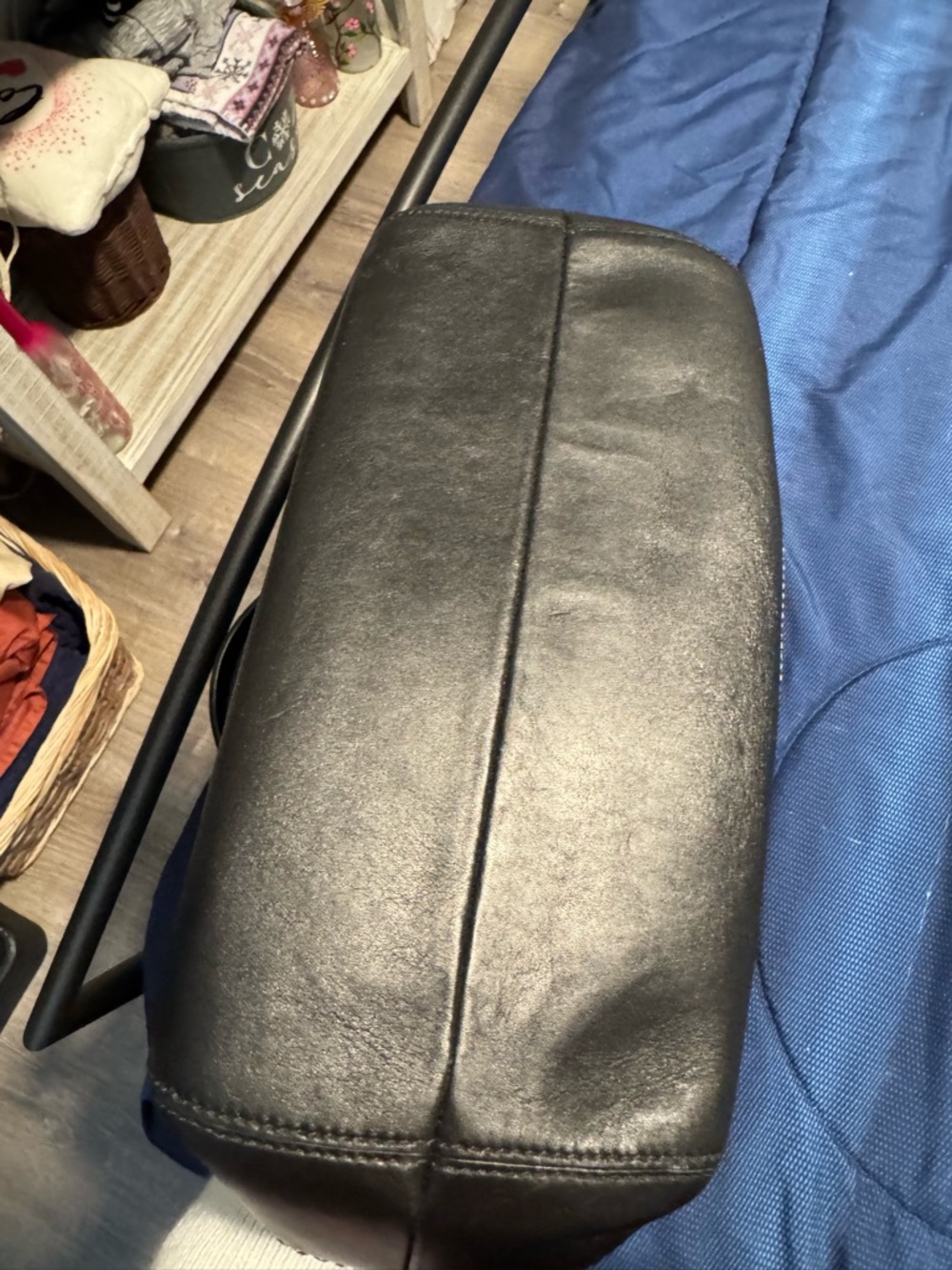 Coach Black and Gray Signature Jacquard Tote - Picture 7 of 10